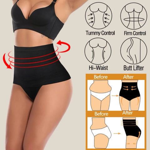 Mid-Waist Tummy Control Underwear