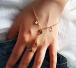 Star & Moon Wrist Bracelet