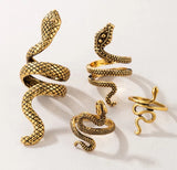 Gothic Snake Rings